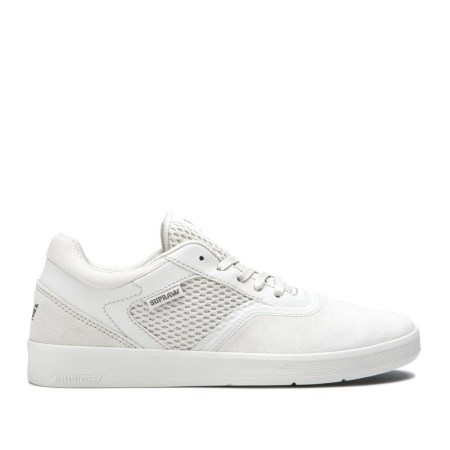 Supra Saint Mens Low Tops Shoes White UK 59NJM